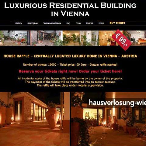 Un austriac a organizat o tombolă având ca premiu vila sa de lux