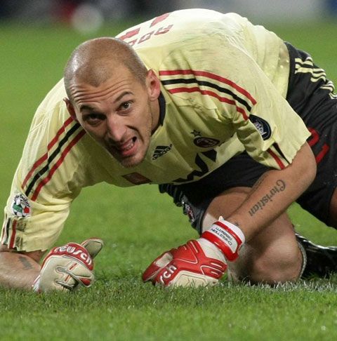 AC Milan nu va mai putea conta pe portarul Christian Abbiati în actuala stagiune