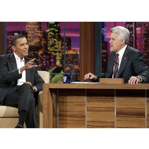 Obama va fi invitat joi la Jay Leno, o premieră pentru un preşedinte american
