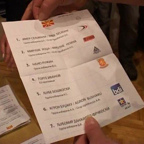 Primul tur al alegerilor prezidenţiale din Macedonia s-a încheiat indecis 