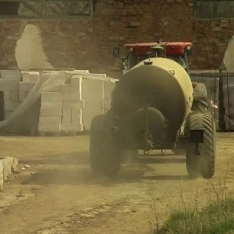 Locuitorii din două sate din Mehedinţi sunt chinuiţi de mirosuri de dejecţii de la o fermă de porci