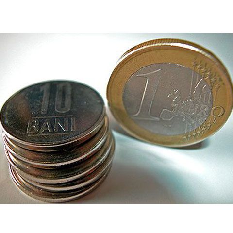 Un euro a fost cotat de BNR la 4,2329 de lei