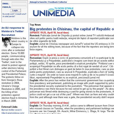 Jurnaliştii moldoveni solicită ambasadei SUA la Chişinău azil politic