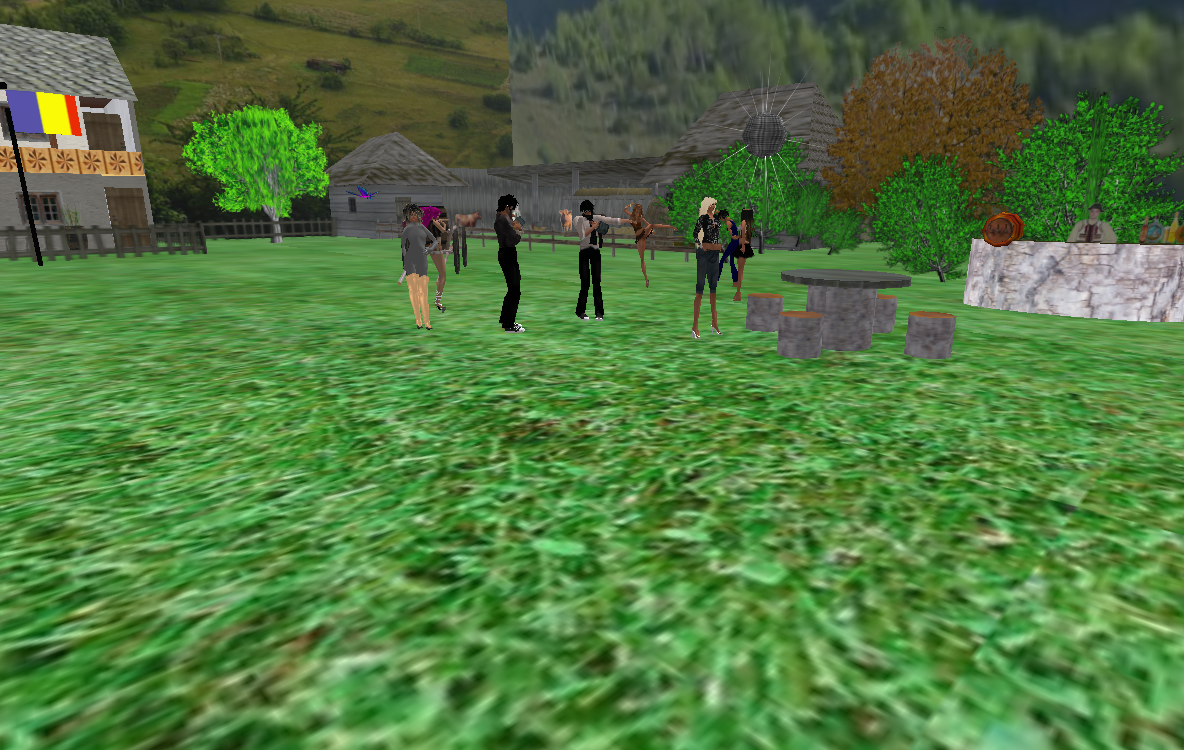 Sat românesc în Second Life