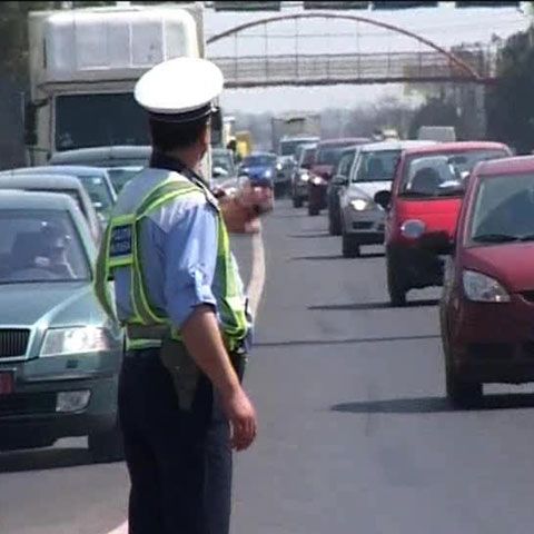 Traficul rutier pe DN1, înspre Valea Prahovei, a fost îngreunat