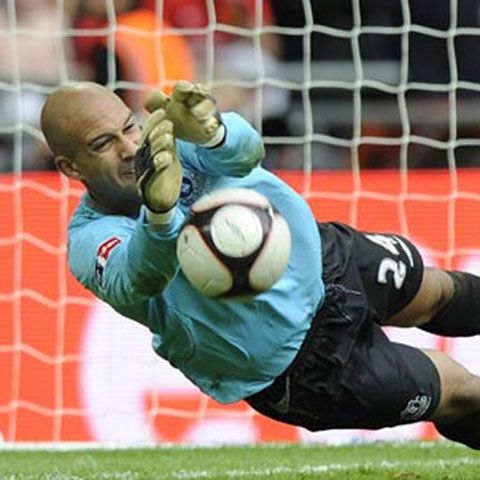 Everton s-a calificat în finala Cupei Angliei, după ce a trecut la penalty-uri de Manchester United 