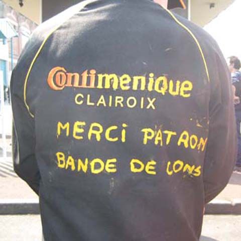 Protest violent în Franţa ca urmare a închiderii fabricii Continental