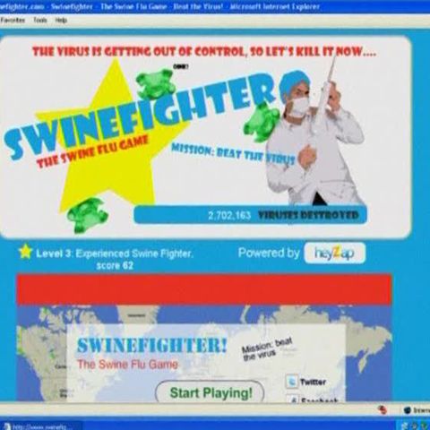 Americanii au transformat gripa porcină într-un joc pe calculator