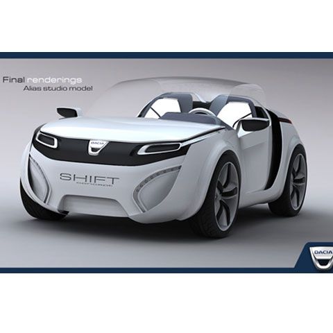 Dacia Shift: O maşină cu acoperiş transparent şi alimentată cu hidrogen - GALERIE FOTO