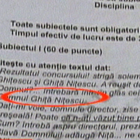 Unul dintre subiectele la teza cu subiect unic la limba română a fost greşit