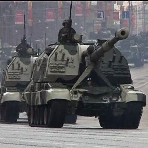 Armata rusă a făcut repetiţii pentru parada de Ziua Victoriei, la Moscova