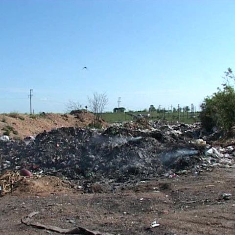 Tone de gunoi zac pe malul lacului Văcăreşti, la câţiva metri de casele oamenilor 