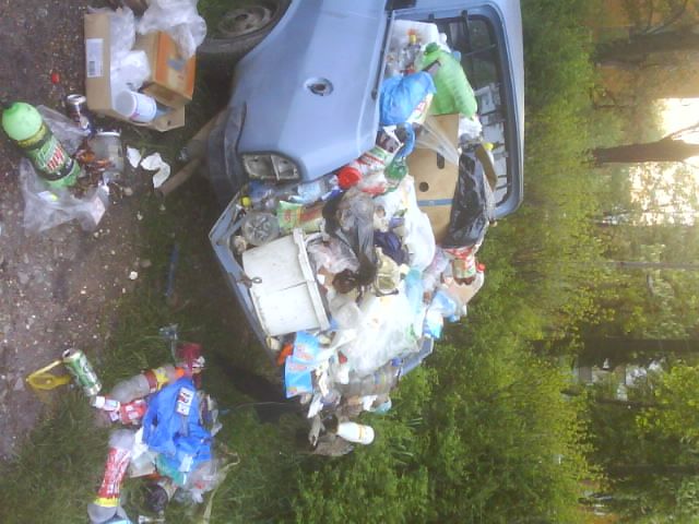 Gunoi, undeva în România