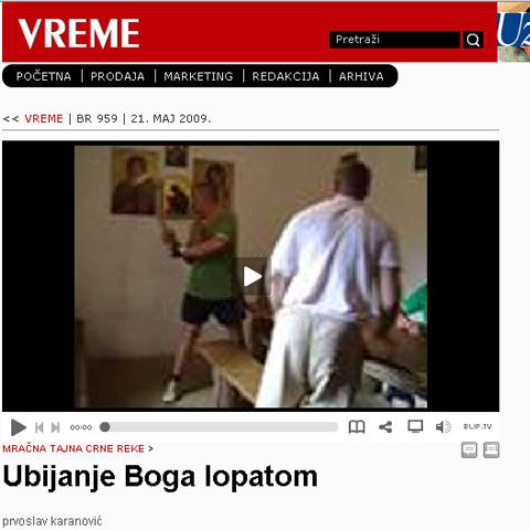 Pacienţi bătuţi cu lopata la un centru de dezintoxicare din Serbia gestionat de Biserica Ortodoxă. ATENŢIE, IMAGINI ŞOCANTE!