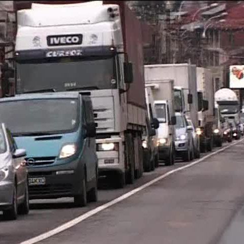 Trafic îngreunat pe DN1 în zona localităţii Floreşti, judeţul Prahova 