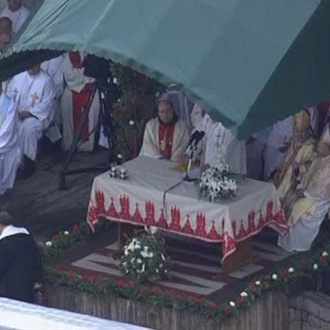 Credincioşii catolici au sărbătorit duminică Rusaliile. Pelerinii au vizitat zona în care a fost graniţa imperiului Austro-Ungar