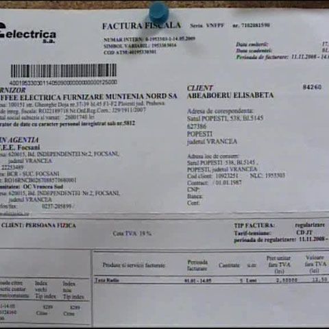 O femeie moartă de 17 ani trebuie să plătească taxa radio-tv