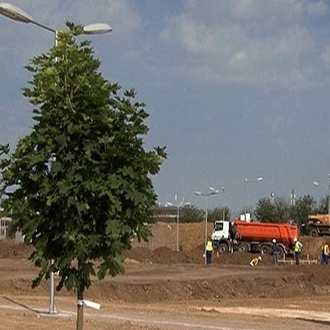 Hoţii au devastat şantierul unde se construieşte noul sediu pentru Ambasada Statelor Unite din Bucureşti