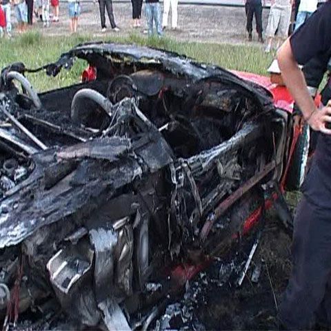 Un autoturism de peste 200.000 de euro a fost implicat într-un accident rutier, în Sibiu