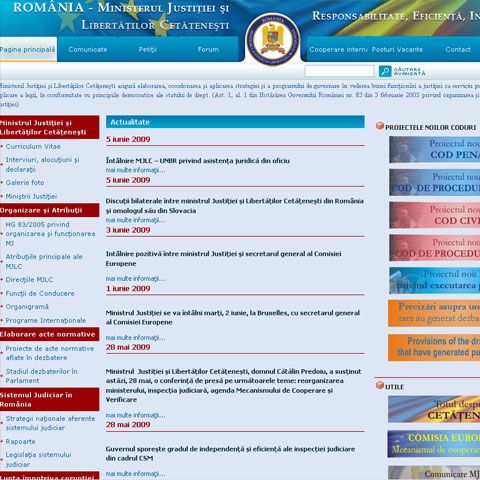 Ministerul Justiţiei nu a fost informat oficial de CE despre amânarea publicării raportului de ţară