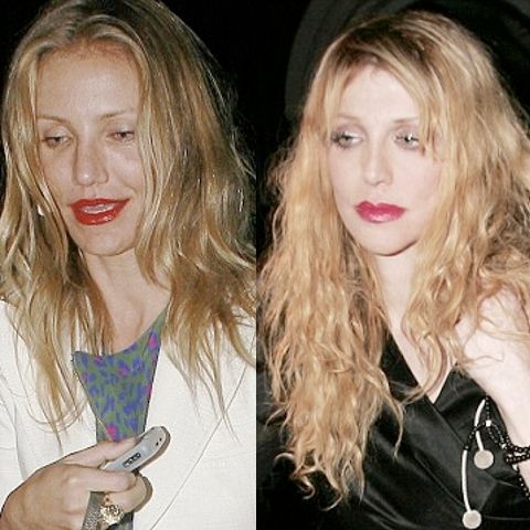 Cameron Diaz, copia lui Courtney Love