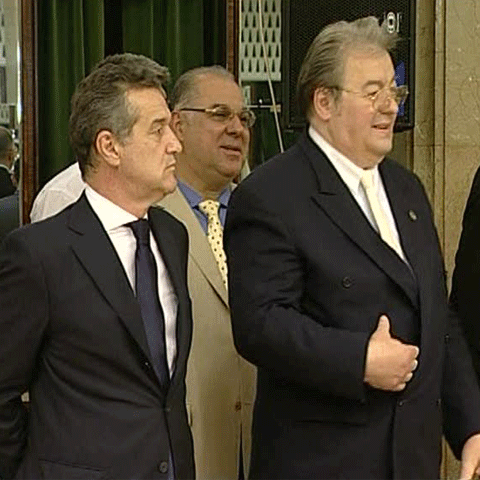 Circ şi momente penibile la ceremonia de înmânare a certificatelor de europarlamentar - VEZI VIDEO