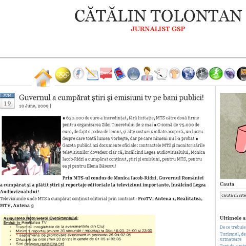 Compania F5, din care face parte şi REALITATEA.NET, nu a semnat niciun contract cu MTS