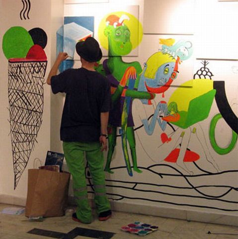 În săptămâna 22-27 iunie, Clubul Ţăranului s-a transformat în galerie pentru şase expoziţii 