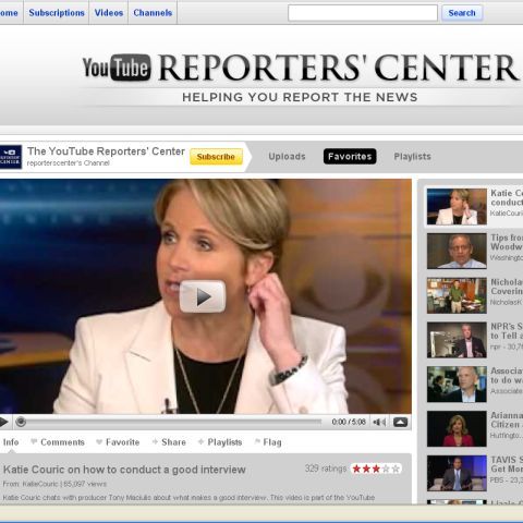 YouTube a lansat o pagină dedicată formării jurnalistice 