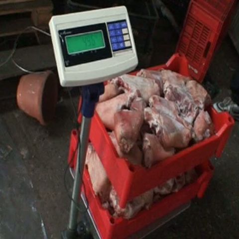 Peste o tonă şi jumătate de carne a fost confiscată la Târgu Jiu