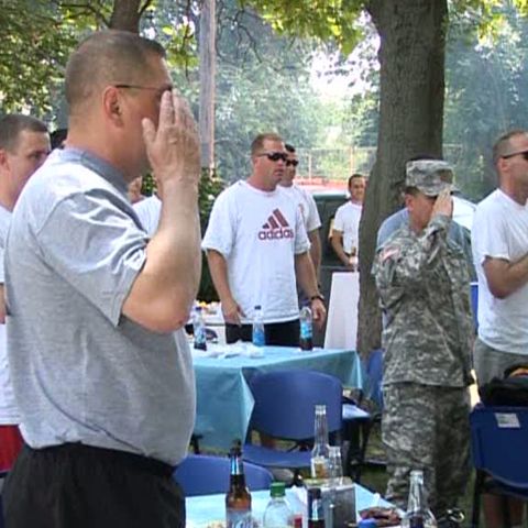 De Ziua Independenţei, militarii americani au făcut un picnic 