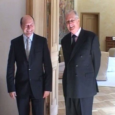 Regele Albert al II-lea al Belgienilor s-a întâlnit cu preşedintele Traian Băsescu