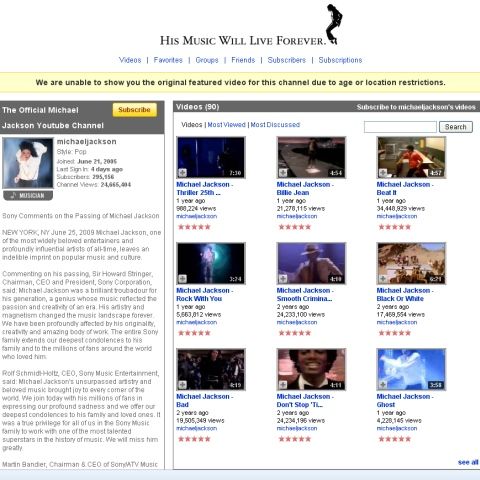 Internetul face aproape imposibilă apariţia unui nou Michael Jackson, cred experţii