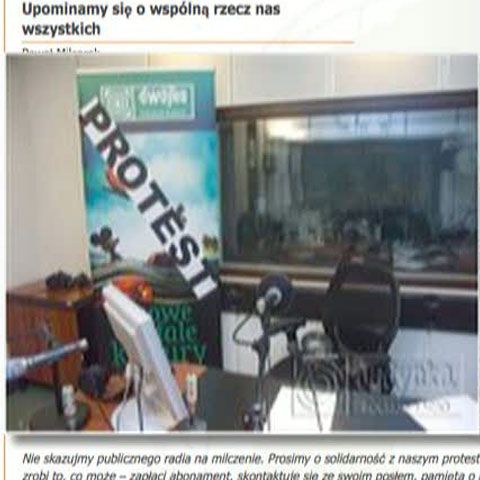 Un post de radio polonez difuzează în semn de protest doar triluri de păsări