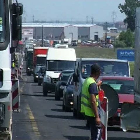 Sensul de mers către Braşov, blocat pe Centura de Vest a Ploieştiului timp de trei săptămâni