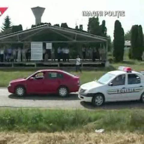 Jaf armat simulat la Arad