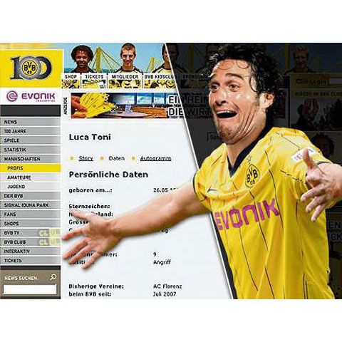 Luca Toni, transferat de hackeri la Borussia Dortmund