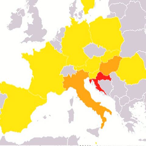 Două treimi din ţările continentului european se confruntă cu fenomene meteorologice extreme