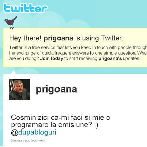 Ce fac politicienii pe Twitter. Acum, cazul Silviu Prigoană