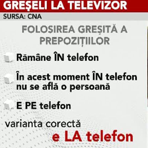 Începe să pornească, să ascultăm cu urechea, şi-au găsit servici - câteva dintre greşelile posturilor TV, taxate de CNA
