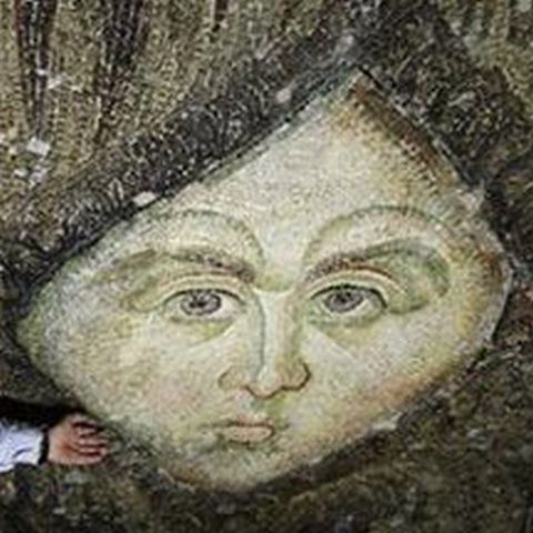 Înger, descoperit pe un mozaic în Hagia Sophia