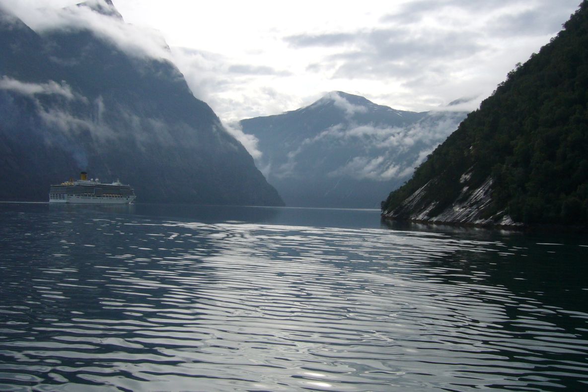 Geiranger Fjord, Norvegia
