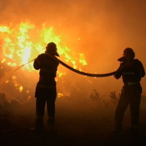 Incendii de proporţii în Harghita