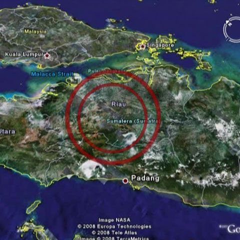Seism de 6,9 grade în Sumatra, Indonezia