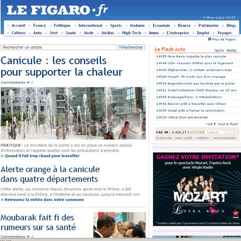 Le Figaro pregăteşte o secţiune destinată consumatorilor care plătesc pentru conţinutul online
