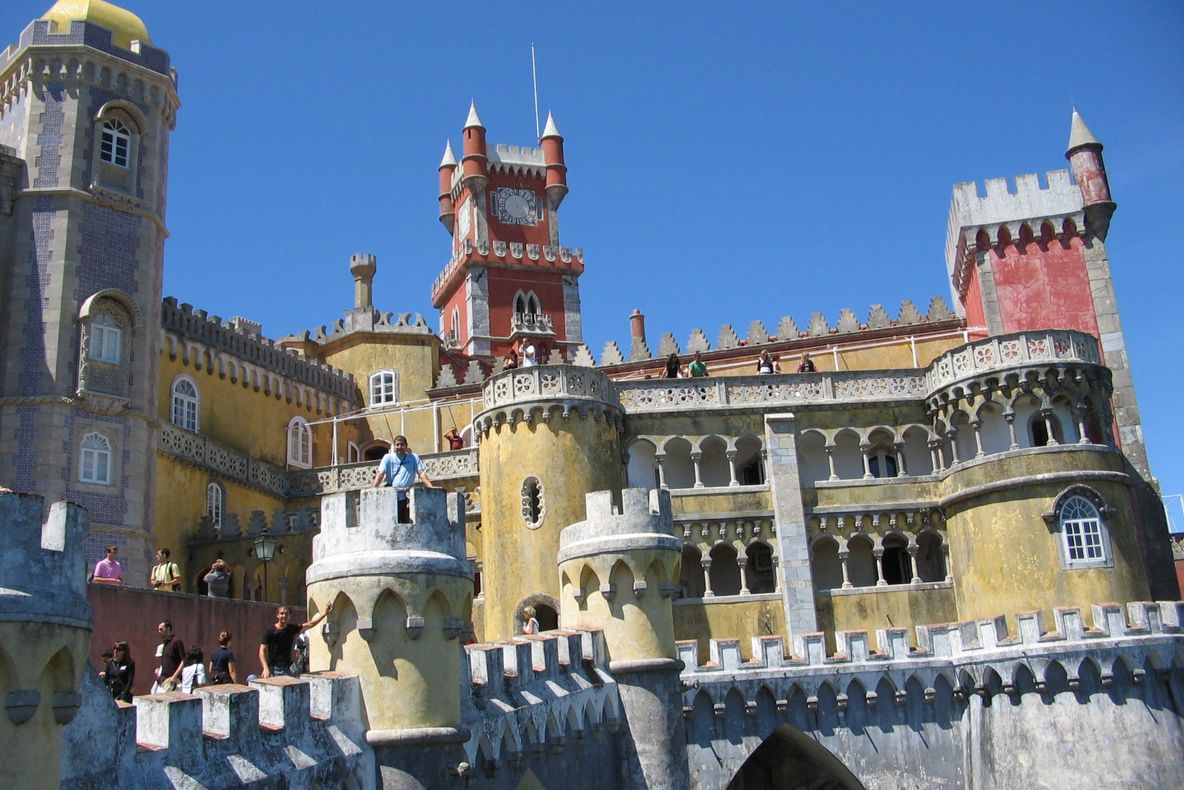 Palacio da Pena, Sintra, in apropiere de Lisabona