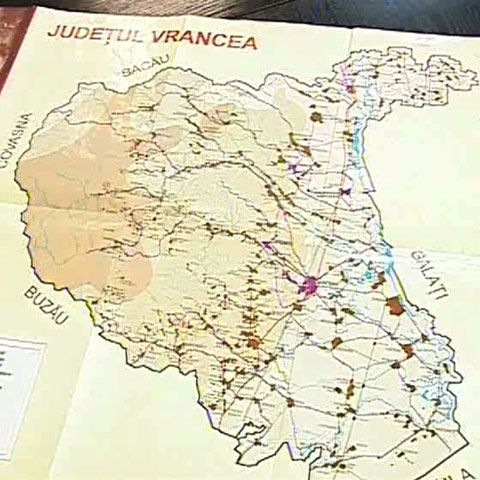 Şapte drumuri naţionale şi câteva comune au dispărut din greşeală de pe harta judeţului Vrancea