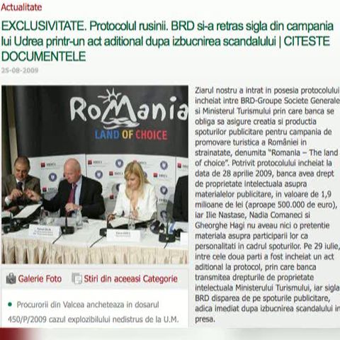 BRD nu mai vrea să ştie de campania "Romania - the land of choice"