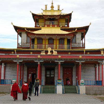 Câini vagabonzi otrăviţi, înainte de vizitele lui Medvedev şi Putin în capitala spirituală a budiştilor din Rusia