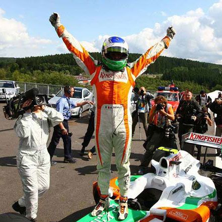 Fisichella a plecat din pole-position în Grand Prix-ul Belgiei